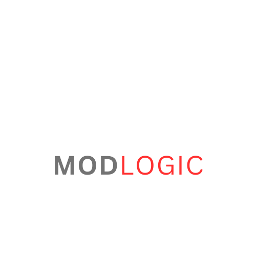 Modlogic Logo Transparent for black - Large